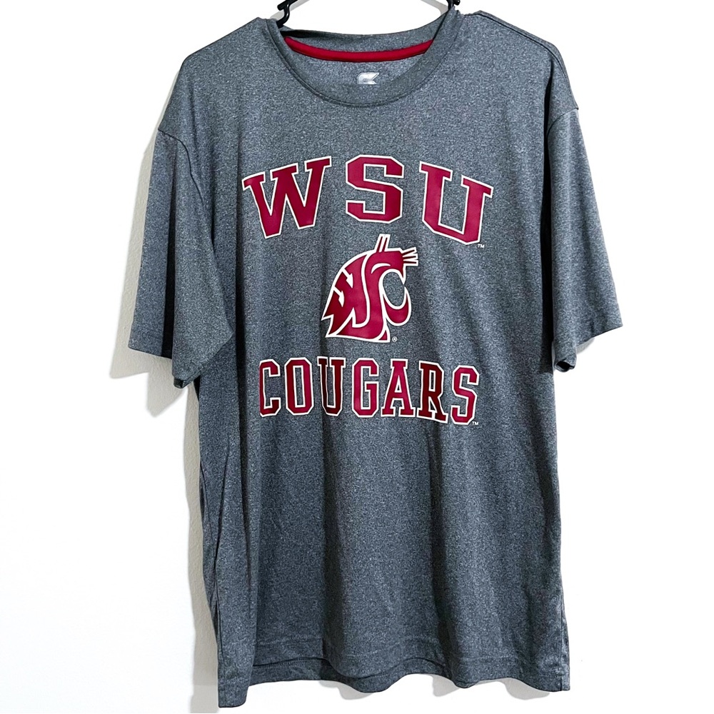 Gray WSU Cougars Graphic Tee